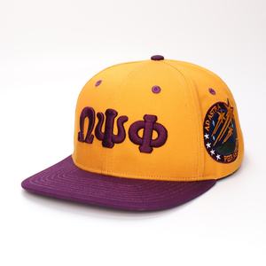 Casquettes Snapback personnalisées à 6 panneaux avec logo brodé en 3D, en sergé de coton, chapeaux structurés - Product Image 1