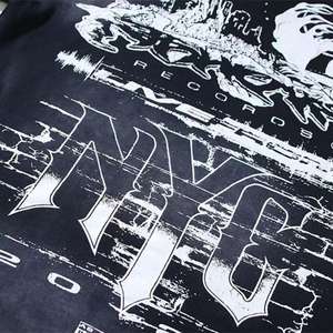 Camiseta de Verano Retro Casual Holgada con Estampado y Agujeros, de Manga Corta, para Hombre y Mujer, Estilo Urbano, Novedad - Product Image 2