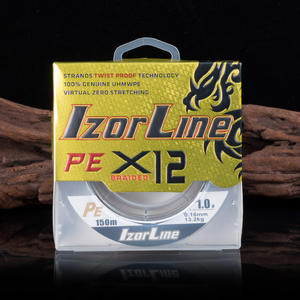 Ligne de pêche tressée IzorLine PE X12 150m Haute résistance Ligne principale pour la pêche - Product Image 2