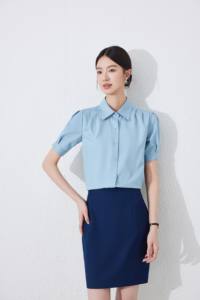 ホテルマネージャー受付女性用シャツプロフェッショナルビジネスワークウェア制服（ホスピタリティレセプションオフィス用） - Product Image 5