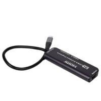 Tarjeta de Captura Hardrock Bestseller XC1-2 USB-C 1080p con Soporte para Carga PD de 100W y Transferencia de Datos USB 3.0, Compatible con Windows