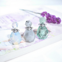 Vente en gros de pendentifs mode polis écologiques en améthyste, quartz rose, pierres précieuses naturelles, flacon de parfum et objets artisanaux en cristal
