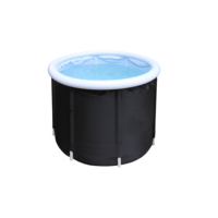 Nouveau design personnalisé baignoire glacée pliante portable baignoire de trempage bain de glace gonflable