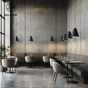 ชุดเฟอร์นิเจอร์ร้านกาแฟ แบล็คคาเฟ่ ประกอบด้วยเก้าอี้ โต๊ะ โซฟา และที่นั่งแบบบูธ - Product Image 6