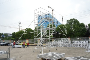 Échafaudage mobile en aluminium léger pour travaux <span class=keywords><strong>de</strong></span> construction - Product Image 2