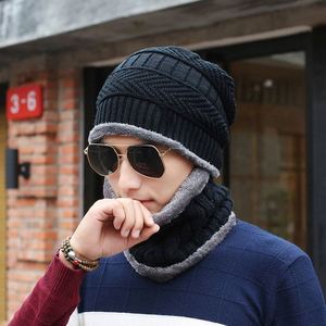 Gorro de Invierno K105, Gorro de Punto con Bufanda, Gorro de Punto para Hombre y Mujer - Product Image 6