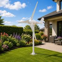 Générateur éolien GWS-300W 300W, efficacité de conversion élevée de 44 %, démarrage à 2 m/s, durée de vie de 20 ans, PMSG pour l'électrification rurale