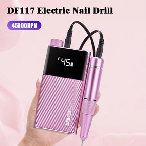 Machine à manucure électrique sans fil portable 45000 tr/min, lime à ongles rechargeable, perceuse à ongles pour salon et usage domestique - Product Image 2