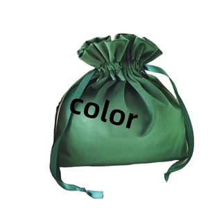 Sac cosmétique en velours imprimé sérigraphié avec cordon de serrage, sac de rangement simple pour les nécessités quotidiennes de voyage, élégant, mignon, grande capacité, pratique - Product Image 2