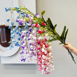 Fleurs artificielles suspendues en soie, type campanule, haute simulation, pour décoration de mariage, Secret Garden - Product Image 1
