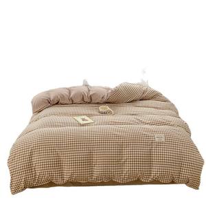 Set di trapunta a quattro pezzi transfrontaliera borsa da letto in cotone per lavaggio cappello e lenzuolo Kit all'ingrosso - Product Image 5