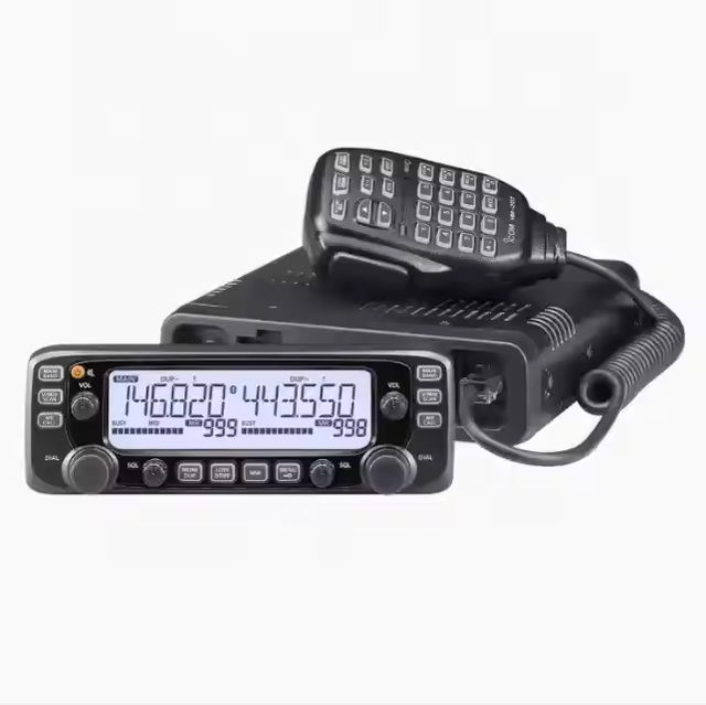 For IC-2730A VHF/UHF Dual Band 50W Waterproof Transceiver Mobile Car Radio Long Range Walkie Talkie
