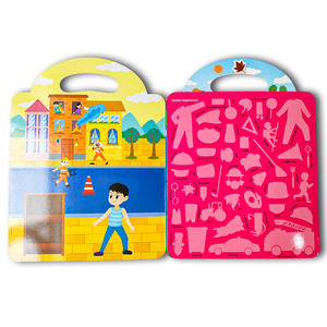 <span class=keywords><strong>Libro</strong></span> de actividades de pegatinas para niños, venta al por mayor, patrón de dibujos animados de papel, pegatinas de gelatina reutilizables, lindo <span class=keywords><strong>libro</strong></span> de pegatinas impresas personalizadas - Product Image 3