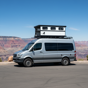 P Show Canvas Double <span class=keywords><strong>Couche</strong></span> Quatre Saisons Électrique <span class=keywords><strong>Pop</strong></span> up Rooftop Camper avec Mur Dur et Fonction Imperméable pour Van RV - Product Image 2