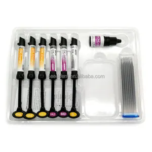 Dentex DX. Kit de esmalte estético Nano Hybrid Light Cure Kit compuesto Kit de resina compuesta dental
