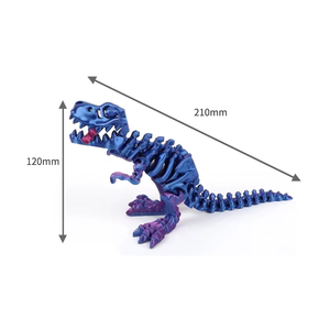 Modelo de Dinosaurio Tiranosaurio Rex Articulado Impreso en 3D Personalizado, Juguete Antiestrés, Regalo para Niños - Product Image 5