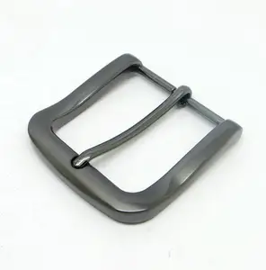 2024 Fabricantes personalizados proveedor de aleación de zinc personalizado barato en blanco latón macizo 40mm pin hebillas de cinturón al por mayor para cinturón