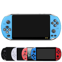 Console de jeu vidéo rétro classique X12 en gros d'usine, consoles portables 32 bits