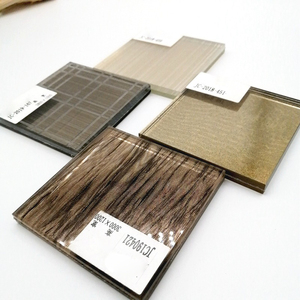 Cloison en verre teinté haut de gamme, cintrée à chaud et collée, avec design mural de fond pour bureaux et hôtels - Product Image 5