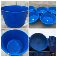 Bassin de pisciculture en fibre de verre, résistant à la corrosion, écologique, pour l'élevage temporaire de poissons et de alevins