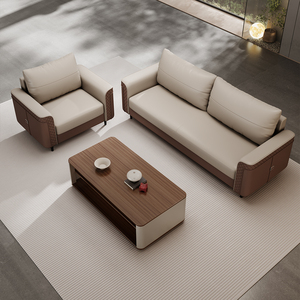 Sang Trọng Hiện Đại Tối Giản <span class=keywords><strong>Sofa</strong></span> Đứng Lười Biếng Giường Bàn Văn Phòng Máy Tính Xách Tay Đứng Trung Quốc Kinh Doanh Tiếp Nhận <span class=keywords><strong>Sofa</strong></span> Da Set Cho Văn Phòng - Product Image 4