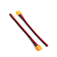 XT60 Connecteur Mâle et 1 PIÈCES Connecteur Femelle avec 5.9 Pouces 14AWG Câble pour Batterie Lipo RC Drone FPV