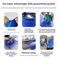 Réservoir d'eau pliable en bâche PVC portable Jiamei