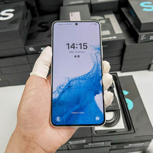 สินค้าขายส่งของแท้สำหรับ <span class=keywords><strong>Galaxy</strong></span> <span class=keywords><strong>S22</strong></span> <span class=keywords><strong>S22</strong></span> + S24 S23อัลตร้าแอนดรอยด์สมาร์ทโฟนปลดล็อคต้นฉบับ5G <span class=keywords><strong>8GB</strong></span> แรม<span class=keywords><strong>128GB</strong></span> - Product Image 1