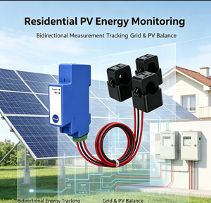 มิเตอร์วัดพลังงานอัจฉริยะ SP37X Tuya WiFi แบบสองทิศทาง สำหรับระบบ PV Net Metering | รองรับ 1 เฟส / 3 เฟส รุ่น W887 - Product Image 1
