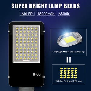 Lampione Solare in Alluminio per Esterni 200W 300W 400W 500W Impermeabile IP65 per <span class=keywords><strong>Illuminazione</strong></span> <span class=keywords><strong>Stradale</strong></span> di Autostrade e Villaggi - Product Image 2