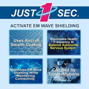 Tecnología EMF Shield para sistemas de comunicación de datos Pegatina premium y producto de piel - Product Image 6