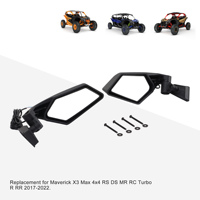 GOOFIT Rétroviseur latéral de moto avec clignotant à LED de remplacement pour UTV Maverick X3 X3 Max X3 Max R 2017-2022
