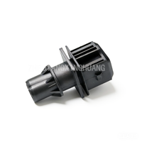 106462-1 Conector macho de 2 pines con carcasa AMP, paso de 5.00mm, Junior Power Timer, para inyector de combustible, conector de cable automotriz, negro/verde
