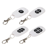 Control Remoto Inalámbrico RF de 433Mhz, 1, 2, 3, 4 Botones, Transmisor de Código de Aprendizaje 1527 para Controlador de Puerta de Garaje