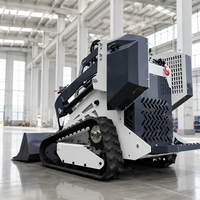 Mini-chargeuse sur chenilles diesel 1000kg 300kg 600kg avec livraison gratuite à vendre