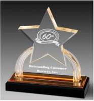 Plaque de récompense en cristal, trophée en métal argenté avec sérigraphie, placage or plastique, gravure laser écologique, bienvenue