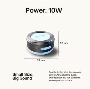 Colorful LED Light Bone Conduction <b>Speaker</b> Mini Metal Case Suction Cup <b>Wireless</b> <b>Speaker</b> for Smooth Plane - Product Image 5