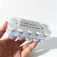 Vente en gros usine : Poudre lyophilisée de peptide de sérum GHK-Cu (pureté élevée 99%), Tripeptide-1 Peptide de Cuivre, Réparation puissante.