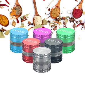 Custom Aluminum Alloy Cigarette Grinder 4 Layer Tobacco Crusher Portable <b>Smoking</b> Accessory OEM ODM Logo - Product Image 5