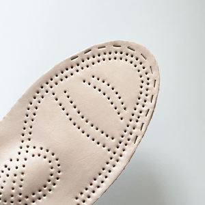 Plantar Fasciitis Leather Insoles Orthotic Arch Support Shoe <b>Insert</b> - Product Image 4