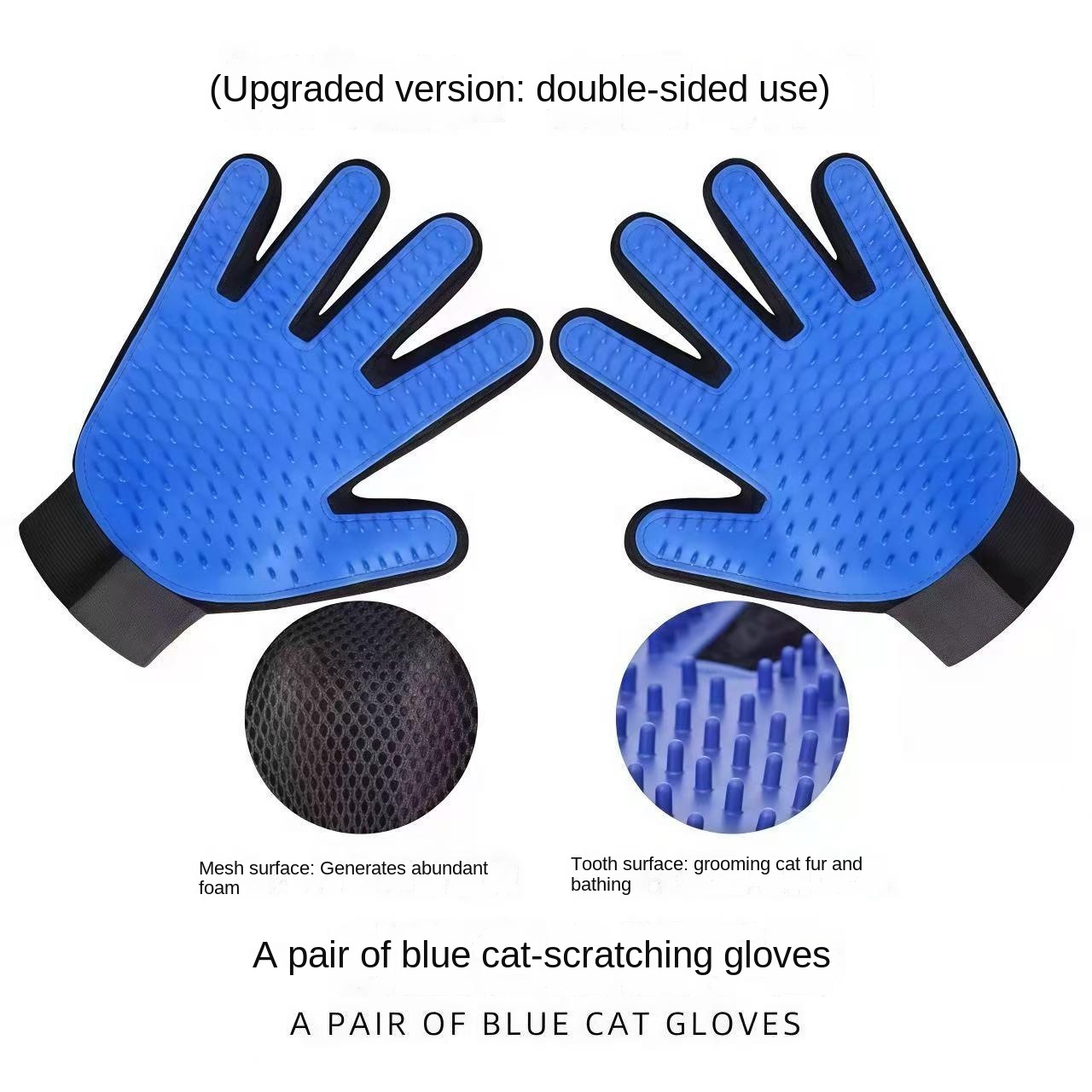 Cat gloves blue [right hand left hand]]