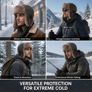 Özel Logolu Unisex Kışlık Ushanka Kulaklıklı Şapka, Kayak, Bisiklet ve Açık Hava Aktiviteleri için - Product Image 2
