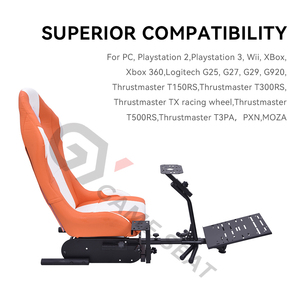 GY029 Fournisseur direct d'usine, siège de cockpit de jeu de course de simulation automobile personnalisé et bon marché pour PC, Playstation 2 3, Wii, PXN, MOZA - Product Image 6