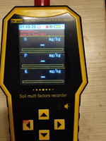 Enregistreur professionnel de facteurs multiples du sol YIERYI, testeur de NPK, EC, PH, TEMP, humidité du sol avec stockage de données et export USB