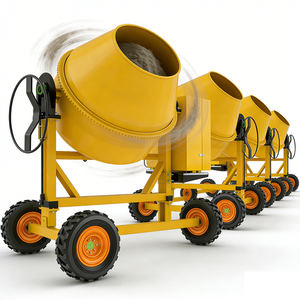 Draagbare betonmixer, diesel/benzine, mini, klein, mobiel - Product Image 3