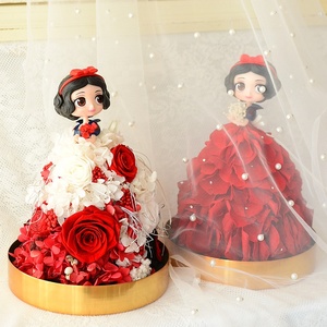 Dôme en verre blanc neige pour <span class=keywords><strong>la</strong></span> fête des mères Noël Nouvel An chinois Fête des pères - Product Image 4