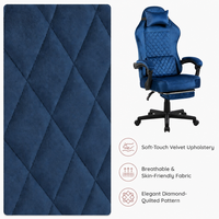 Chaise de jeu ergonomique en cuir au design européen moderne, pivotante à 360 degrés, chaise de bureau de direction réglable en hauteur, extensible et haute