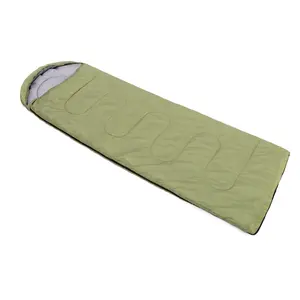 ถุงนอนที่อบอุ่นแคมป์ปิ้ง 4 ฤดูกาลอุปกรณ์นอนถุงตั้งแคมป์กลางแจ้ง
