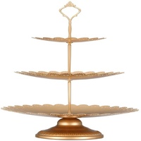Décorations de fête mariage occidental Dessert Table Buffet gâteau Dessert support présentoir gâteau support pièce maîtresse gâteau support ensemble