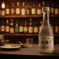 Vino de Arroz Original OEM Clean Label, Botella de Vidrio de 310 ml, Bajo en Dulzor, 2% de Alcohol, Bebida Tradicional Fermentada con Koji